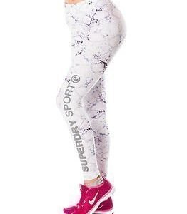 Superdry Sport Superdry Core Gym Legging White Python