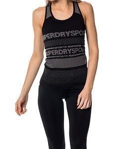 Superdry Sport Superdry Gym Seamless Vest Black