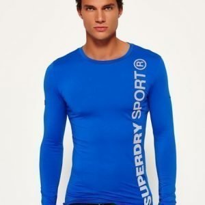 Superdry Sports Athletic Pusero Sininen