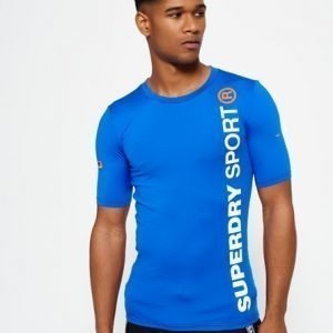 Superdry Sports Athletic T-paita Sininen
