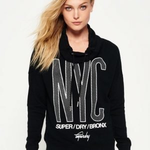 Superdry Sporty Funnel Huppari Musta