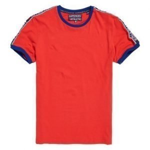 Superdry Stadium Ringer T-paita Punainen