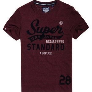 Superdry Standard Issue T-paita Punainen