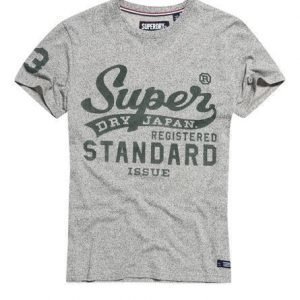 Superdry Standard Issue T-paita Vaaleanharmaa