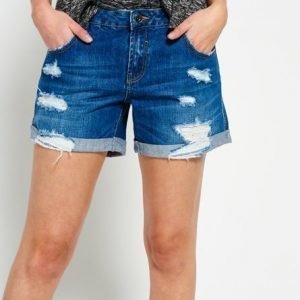 Superdry Steph Boyfriend Shortsit Sininen