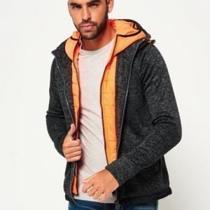 Superdry Storm Blizzard Vetoketjuhuppari Musta