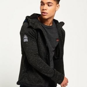 Superdry Storm Double Zip Huppari Musta