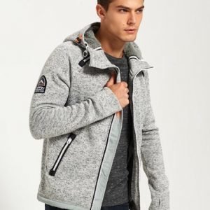 Superdry Storm Double Zip Huppari Vaaleanharmaa