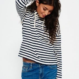 Superdry Stripe Pier Huppari Laivastonsininen