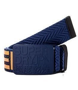 Superdry Super Sid Belt French Navy/Jaffa