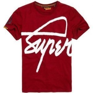 Superdry Superdry Crew T-paita Punainen