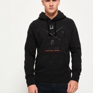 Superdry Surplus Goods Graphic Huppari Tummanharmaa