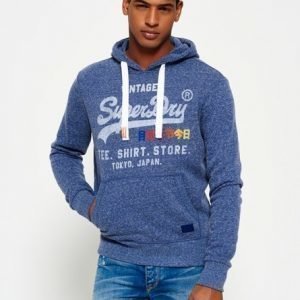 Superdry Sweat Shirt Shop Surffihuppari Sininen