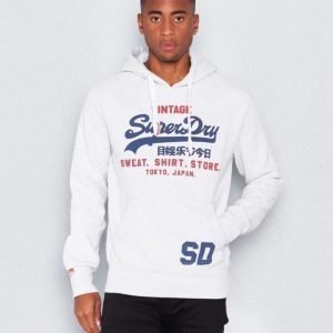 Superdry Sweatshirt Store Hood Ice Marl