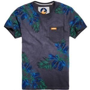 Superdry Taskullinen California T-paita Laivastonsininen