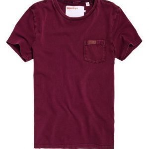 Superdry Taskullinen La T-paita Punainen