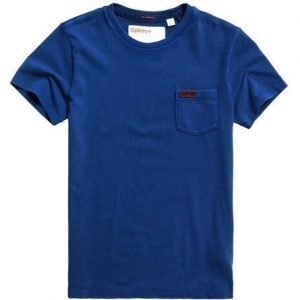 Superdry Taskullinen La T-paita Sininen