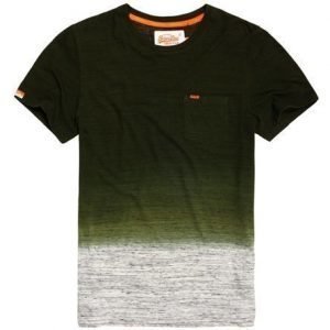 Superdry Taskullinen Orange Label Lite Fade Out T-paita Vihreä