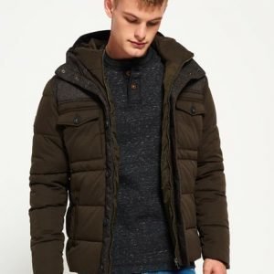 Superdry Tech Tweed Takki Vihreä