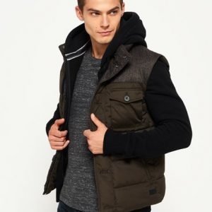 Superdry Tech Tweed Toppaliivi Vihreä