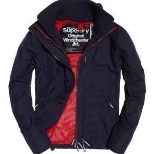 Superdry Technical Pop Zip Tuulitakki Laivastonsininen