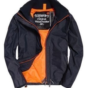 Superdry Technical Pop Zip Tuulitakki Sininen