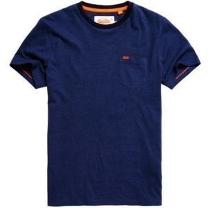 Superdry Texture Pocket T-paita Sininen