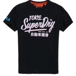 Superdry Ticket Type T-paita Laivastonsininen