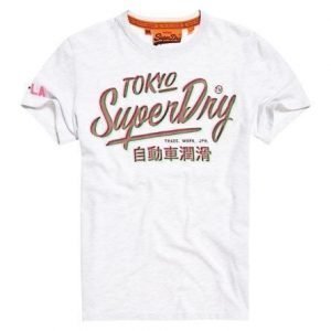 Superdry Ticket Type T-paita Vaaleanharmaa