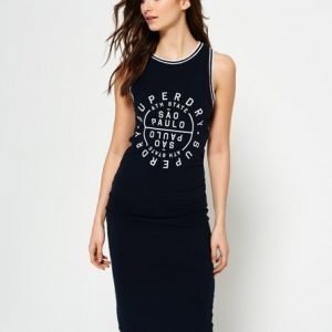 Superdry Tipped Midi Mekko Laivastonsininen