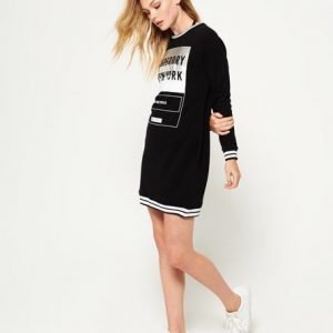 Superdry Tipped Rib Collegemekko Musta