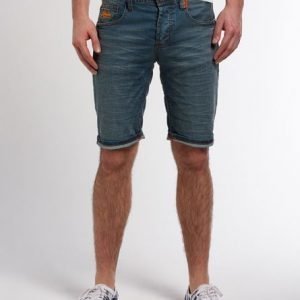 Superdry Tiukat Officer Shortsit X mid blue