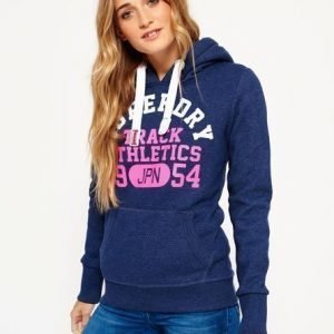 Superdry Track & Field Huppari Laivastonsininen