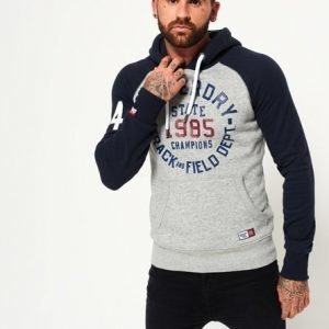 Superdry Trackster Baseball Huppari Vaaleanharmaa