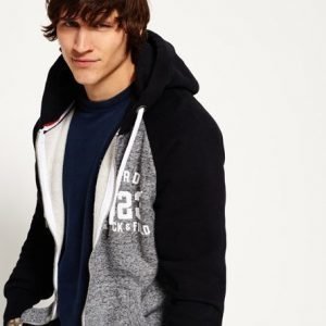 Superdry Trackster Baseball Vetoketjuhuppari Harmaa