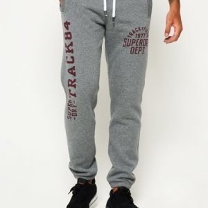 Superdry Trackster Collegehousut Harmaa