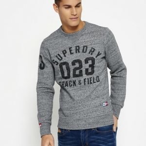 Superdry Trackster Collegepusero Harmaa