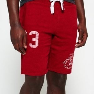 Superdry Trackster Lite Collegeshortsit Punainen