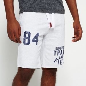 Superdry Trackster Lite Collegeshortsit Vaaleanharmaa