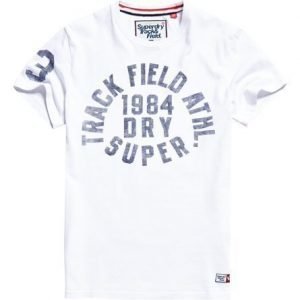 Superdry Trackster T-paita Valkoinen