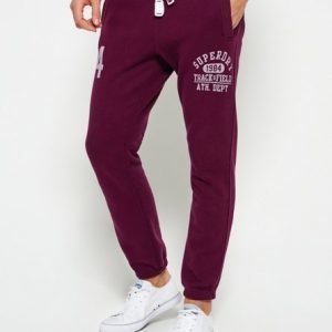 Superdry Trackster Vintage Collegehousut Purppura