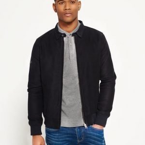 Superdry Ultimate Harrington Molskitakki Musta