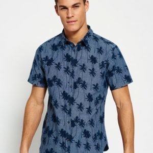 Superdry Ultimate Indigo Aloha Kauluspaita Sininen