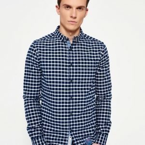 Superdry Ultimate Pinpoint Oxford Paita Laivastonsininen