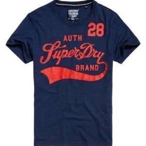 Superdry Underline T-paita Laivastonsininen