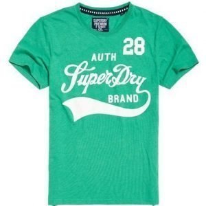 Superdry Underline T-paita Vihreä