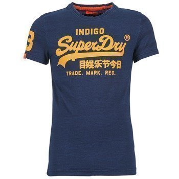 Superdry VINTAGE LOGO INDIGO lyhythihainen t-paita