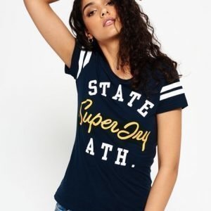 Superdry Varsity State T-paita Laivastonsininen