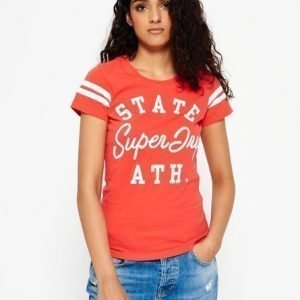 Superdry Varsity State T-paita Punainen