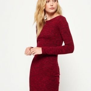 Superdry Vartalonmyötäinen Augusta Mekko Punainen